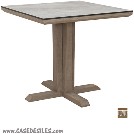 Table en teck modulable design